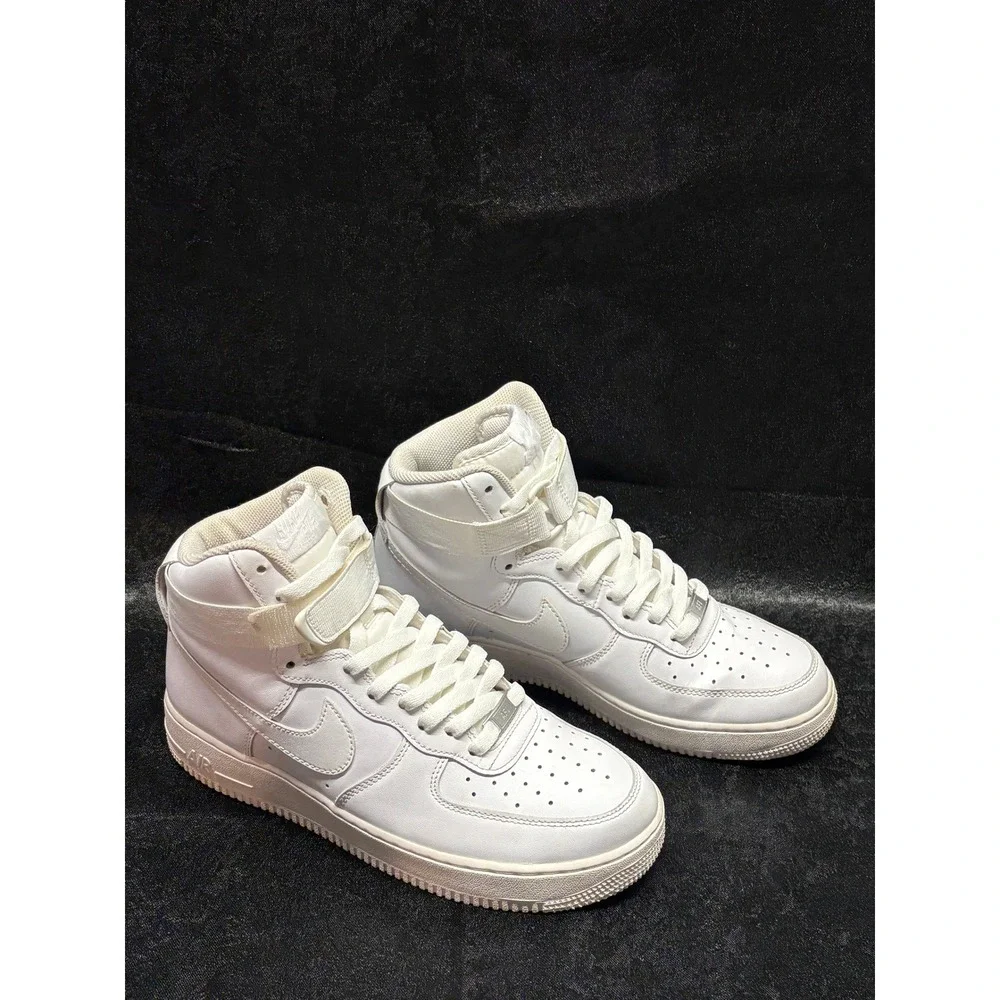 Nike Air Force 1 High 07 Mens Shoes White White CW2290-111 Size 9 High Top AF1